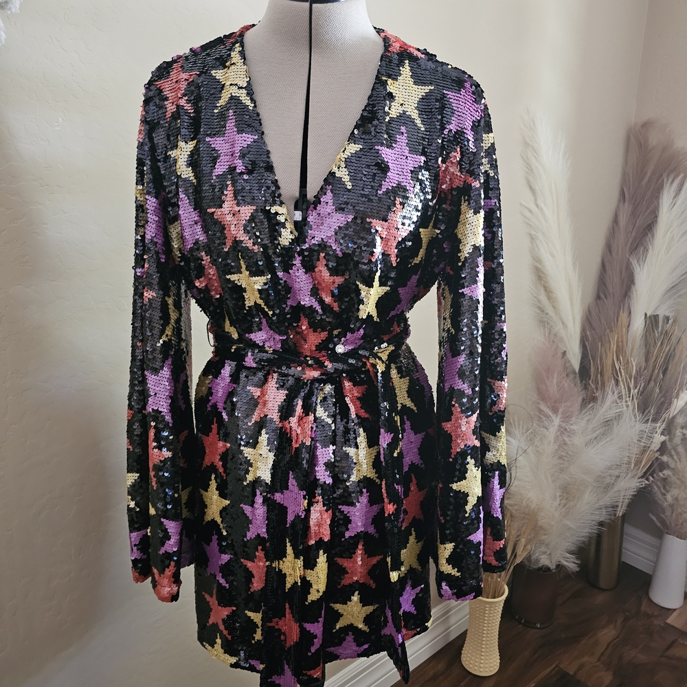 Buddy Love Black Sequin Dress